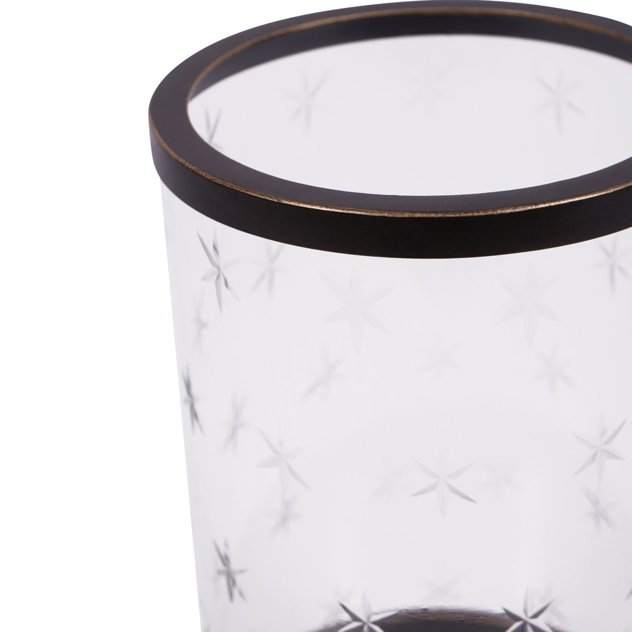 Laura Ashley Dark Bronze Cleverton Hurricane Candle Holder Lamp | Large
